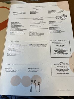 Vegan menu   at Wahaca - Wimbledon in South West London