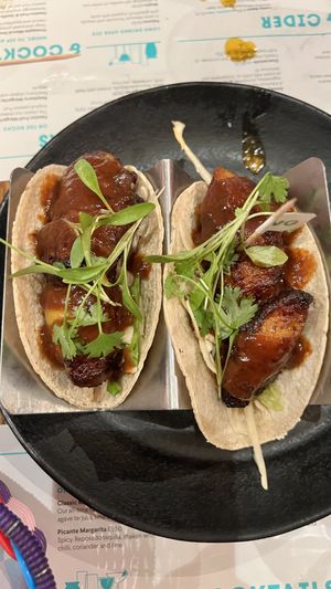 Banana taco   at Wahaca - Canary Wharf in East London