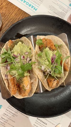 Vegan chicken taco   at Wahaca - Canary Wharf in East London
