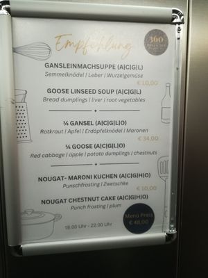 Google translate ist ein bisschen eine Glückssache 😁 at 360° OCEAN SKY in Vienna