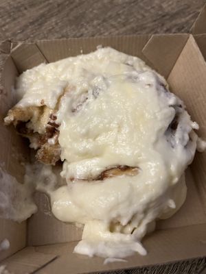 Old Skool, roll w. vanilla frosting  at Cinnaholic in Ann Arbor