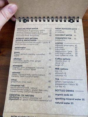 Drinks   at Burrito Amor in Valladolid