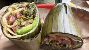 Vegan burrito  at Burrito Amor in Valladolid