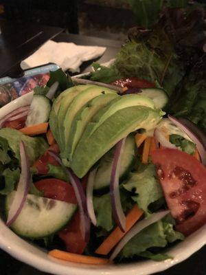 The ensalada mixta.  at Mamma Mía! in Huatulco