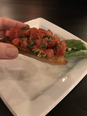 Bruschetta was yummy...  at Mamma Mía! in Huatulco