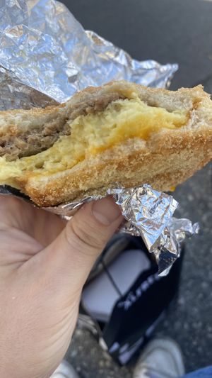 Plant based breakfast sandwich   at Alfred Coffee - Brentwood in Los Angeles