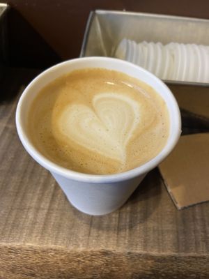 Cappuccino oat milk   at BELGA & CO in Brussels