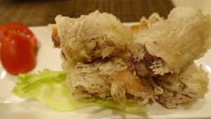 Purple Yam Roll at Honzen Cafe in Central Singapore