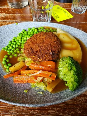 Mashed potatoes are delicious! at The Ship and Whale in South East London