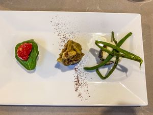 Tris di sushi  at La Piedigrotta Varese in Varese