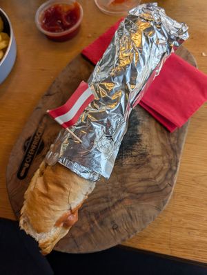 Vegan bosna at Ofenfrisch - Food Stall in Bad Ischl