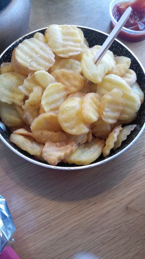 Very good fried potatoes at Ofenfrisch - Food Stall in Bad Ischl