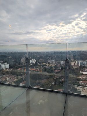 The view at Level 24 Eatery in Nairobi