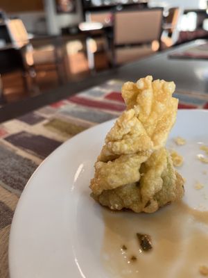 Vegan wonton  at Wyndham Quito Airport in Quito