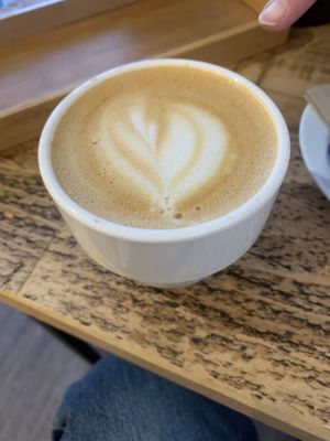 lattee  at New Cut Coffee in Bristol