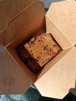 Banana loaf, espresso butter at New Cut Coffee in Bristol