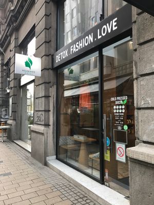 Outside. The facade. at Housewife Detox Bar in Belgrade