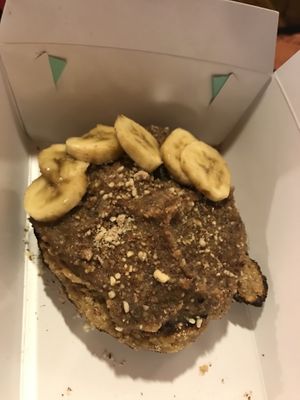 Caramel vegan pancakes…not the tastiest...  at Housewife Detox Bar in Belgrade