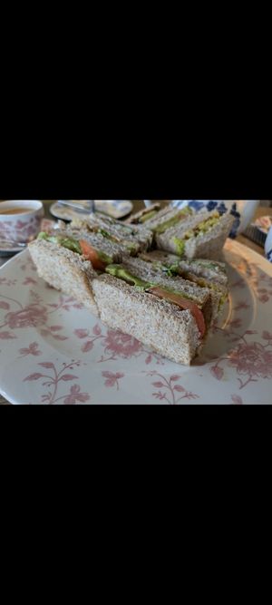 Vegan afternoon tea at Garden Restaurant in Aberfoyle