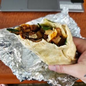 Soy boy burrito at Golden Yolk in Missoula