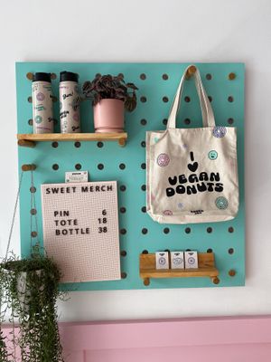 Cute merch for sale!  at Dough Joy - East Pike Street in Seattle