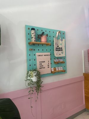 Awesome Merch Section w/Cute ayote  at Dough Joy - East Pike Street in Seattle