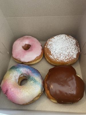 Drooooool Fully Vegan Fluffy Donuts 🍩😍😘  at Dough Joy - East Pike Street in Seattle