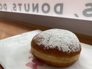 Mango filled donut.  at Dough Joy - East Pike Street in Seattle
