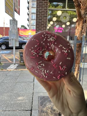 Strawberry frosted  at Dough Joy - East Pike Street in Seattle