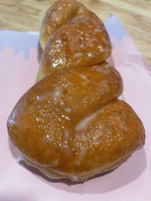  Glazed sea salt twist - not actually salty  at Dough Joy - East Pike Street in Seattle