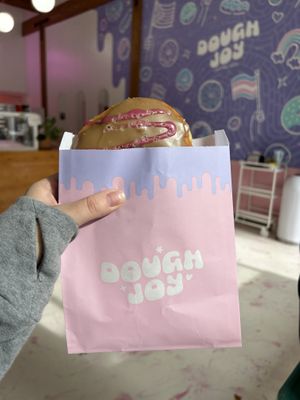 Special caramel donut   at Dough Joy - East Pike Street in Seattle