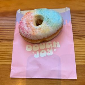 pride donut   at Dough Joy - East Pike Street in Seattle