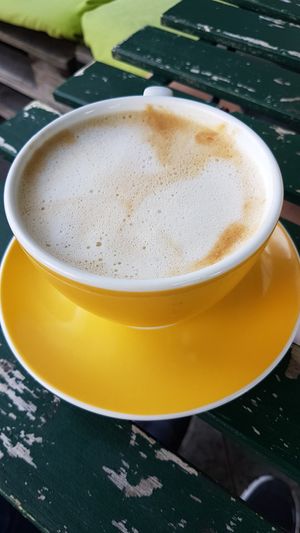 Cappuccino mit Hafermilch at Jasmino in Berlin