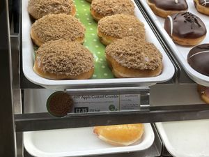 apple custard crumble  at Krispy Kreme in Watford