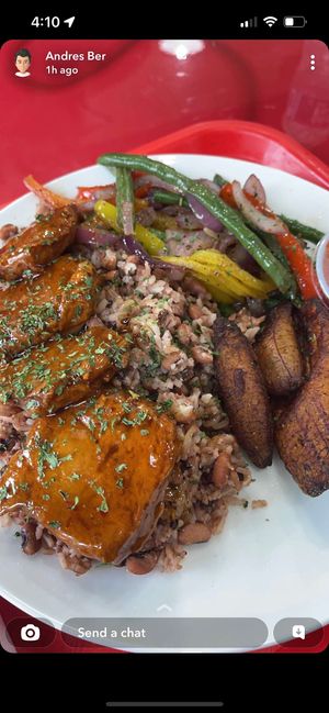 The recommended this dish, no idea of the name but was awesome!!  at Mimsy's Kitchen in Columbia