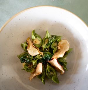 L’altro casoncello: our vegan versione of Bergamo local dumplings   at Polisena L'Altro Agriturismo in Pontida