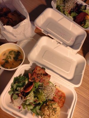 Pakora Wednesday takeout at Star Anise Arts Cafe in Stroud