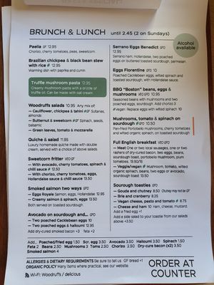  at Woodruffs Organic Cafe in Stroud