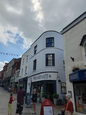  at Woodruffs Organic Cafe in Stroud