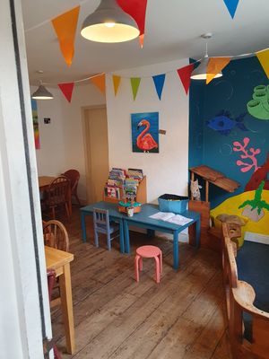  at Woodruffs Organic Cafe in Stroud
