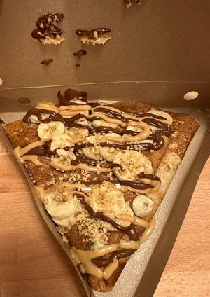 Chocolate hazelnut crepe  #Veganuary at Sweet Point in Graz