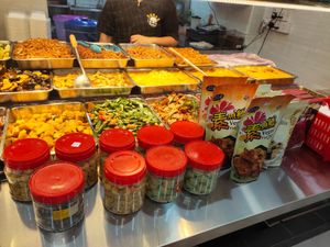 CNY cookies at Ju Fu Yuan Vegetarian Delight 聚福缘素食 - Bedok North in East Singapore