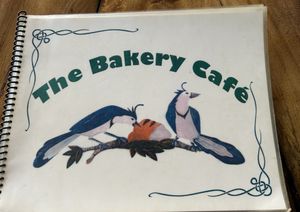 Menu in both Spanish & English.   at The Bakery Cafe in Montezuma