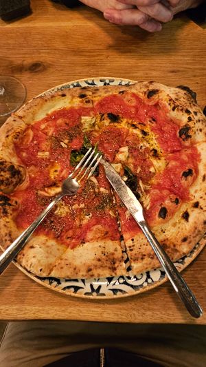 Marinara at Pizzarte in Tirana