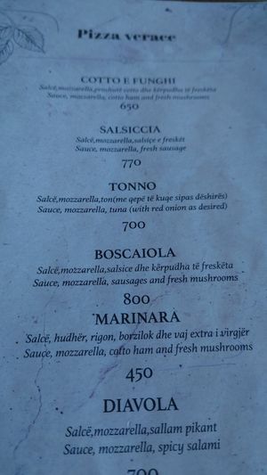  at Pizzarte in Tirana