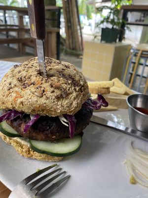 Burger  at Biribá in Puerto Viejo De Talamanca
