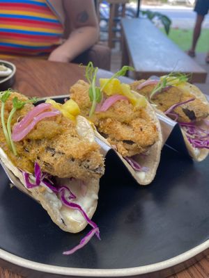 Fish tacos   at Biribá in Puerto Viejo De Talamanca