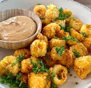 vegan Calamari at Biribá in Puerto Viejo De Talamanca