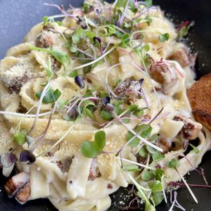 Carbonara   at Earthly Kitchen in San Jose