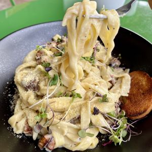 Carbonara   at Earthly Kitchen in San Jose